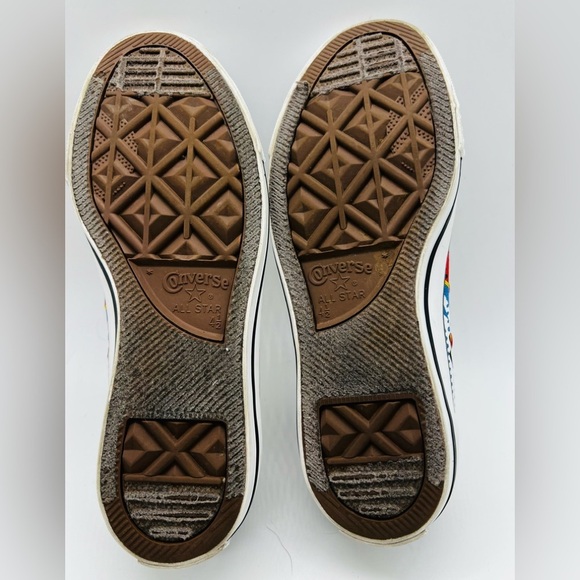 Converse Wonder Woman Red and Blue Sneakers Classic Canvas Style Size 4.5 - Picture 10 of 13